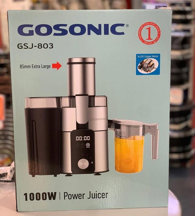 آبمیوه گیری گوسونیک مدل GSJ-803 ظرفیت ۱ لیتر تک کاره ۳ سرعته