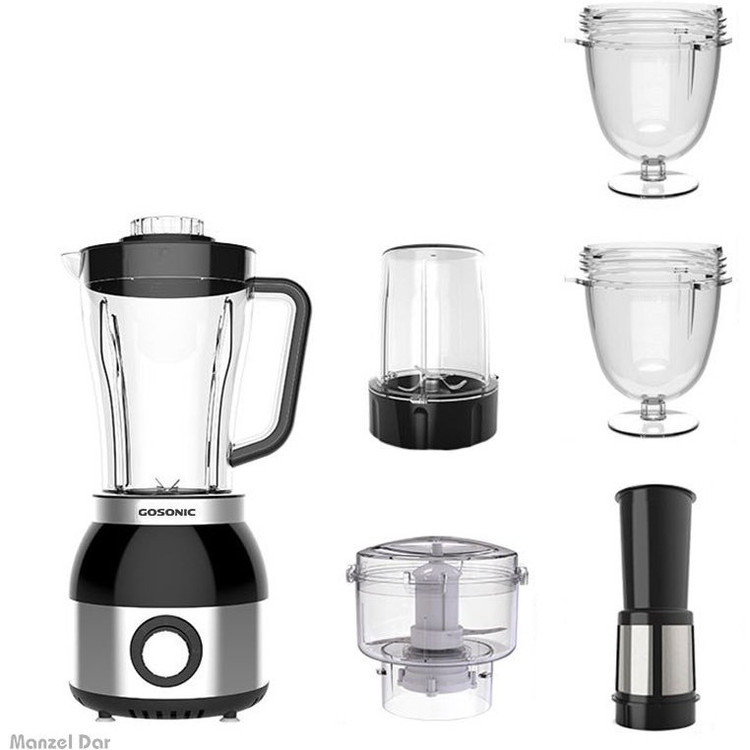 مخلوط کن گوسونیک مدل GSB9600 ظرفیت ۱.۸ لیتر چند کاره