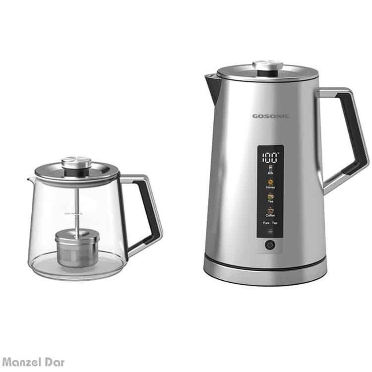 چای ساز گوسونیک مدل GST-781 ظرفیت ۲ لیتر با کتری استیل